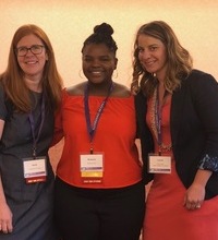 Left to right: Anne Burns Thomas, Brianna Evans and Carrie Rood.